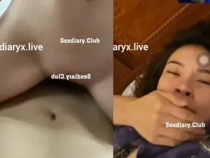 Xuất ngập lỗ lồn vẫn đút chuối vào cô bé em chơi thêm