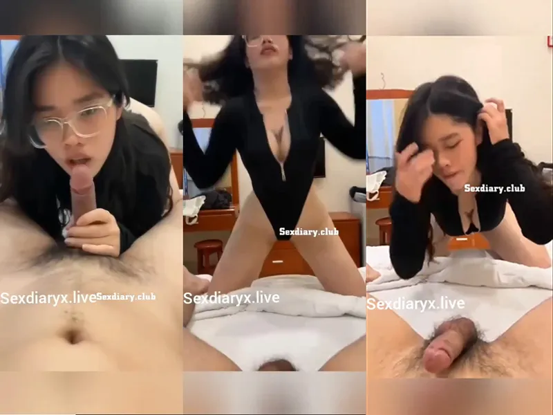 Em rau vú đẹp kính cận liếm cặc điêu luyện